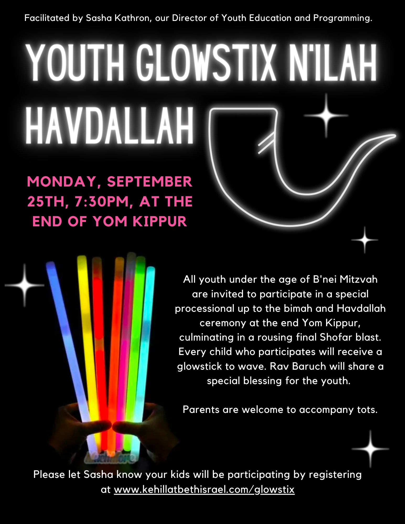 YOUTH GLOWSTIX N’Ilah HAVDALLAH