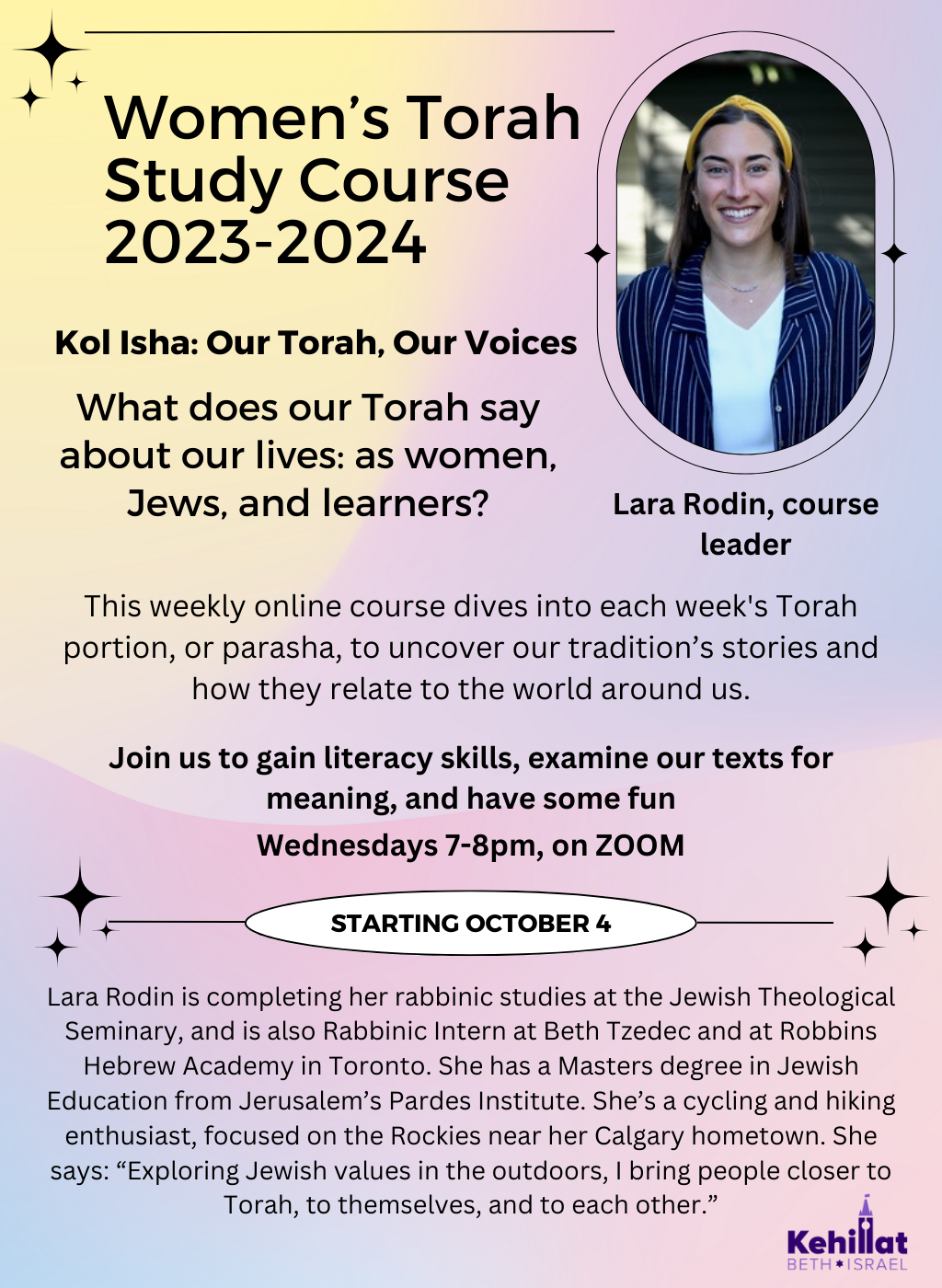 Women’s Torah Study course