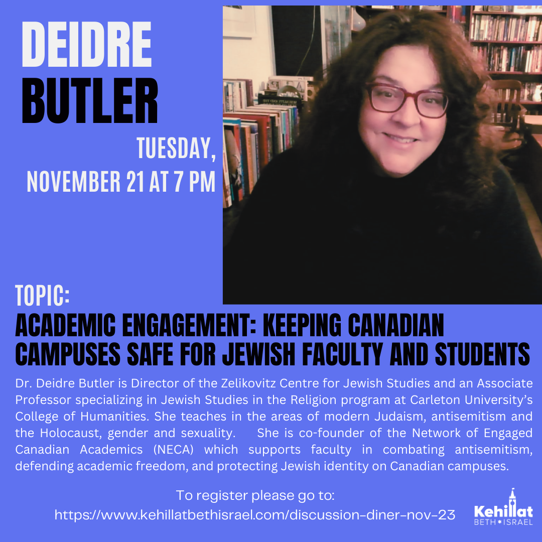 Israel Affairs Discussion Group Dinner