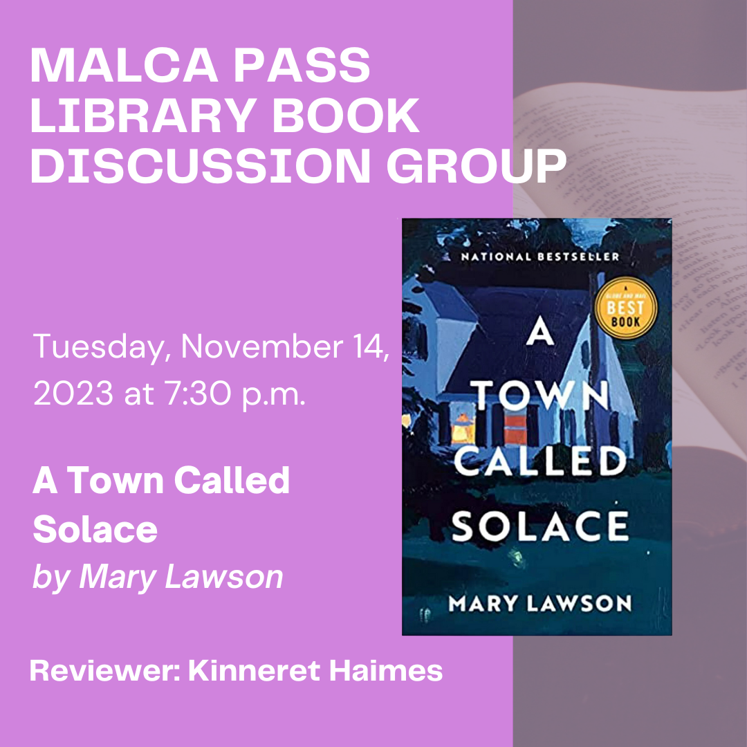MALCA PASS LIBRARY BOOK DISCUSSION GROUP