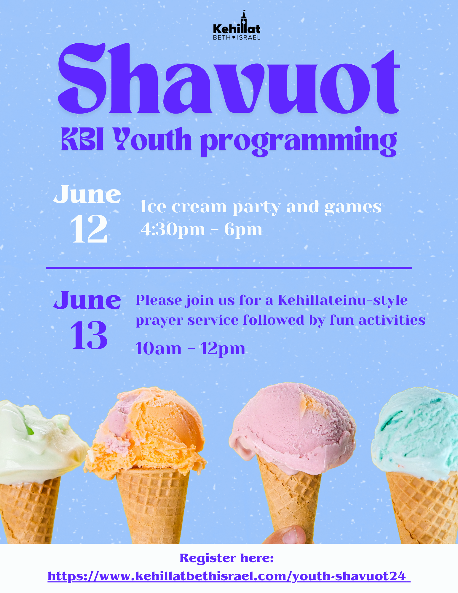 Shavuot - KBI Youth programming