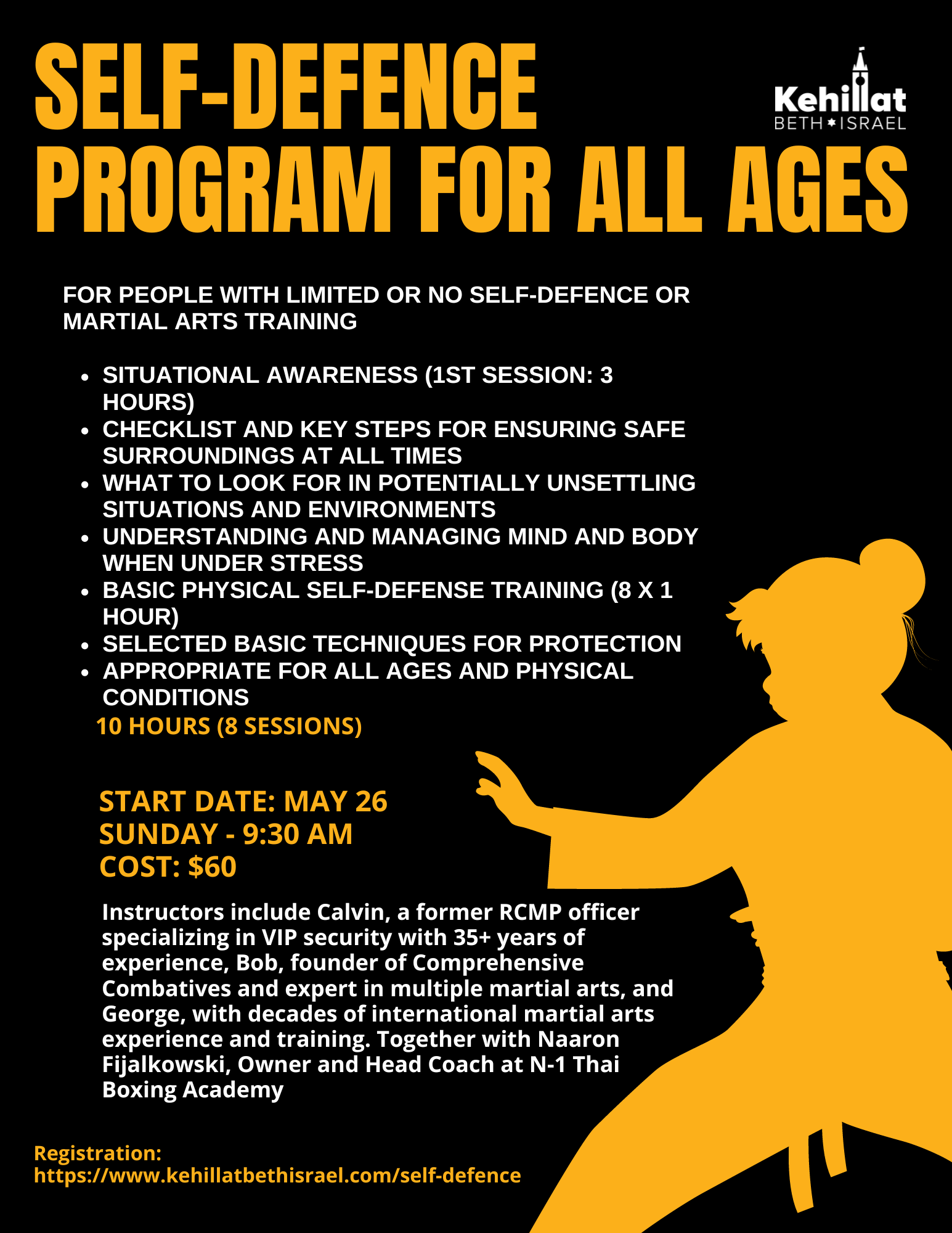 Self defence program