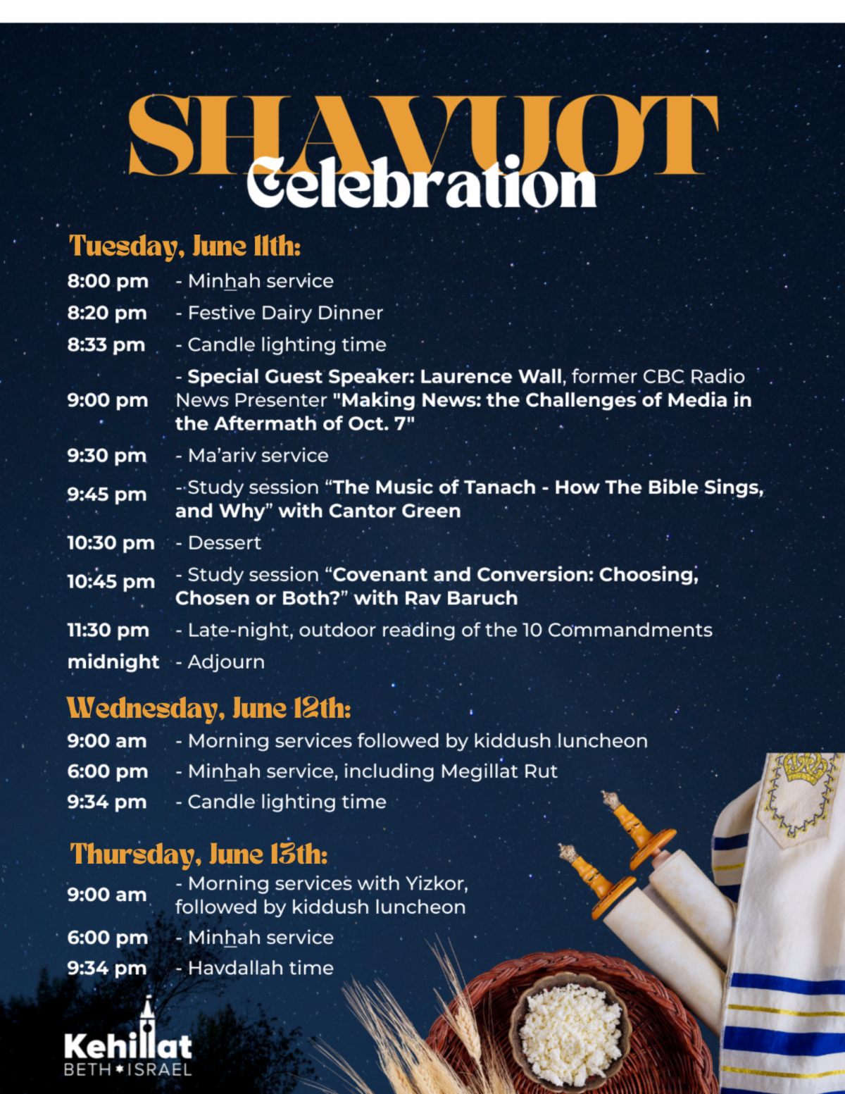 Shavuot @ KBI