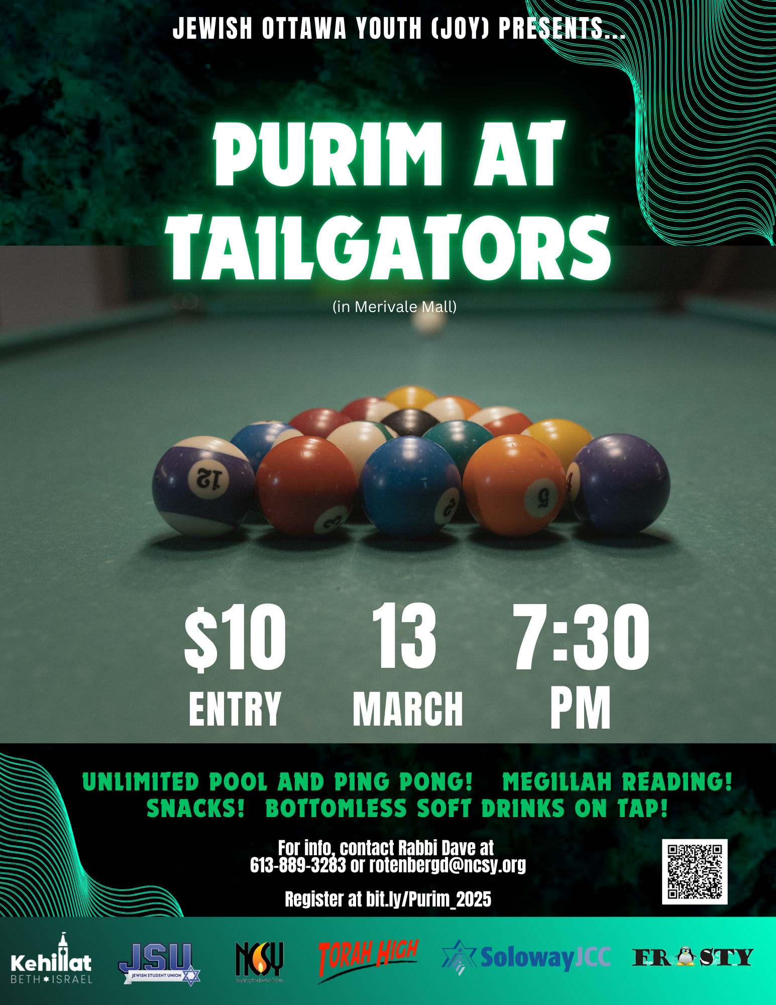 Jewish Ottawa Youth Purim party