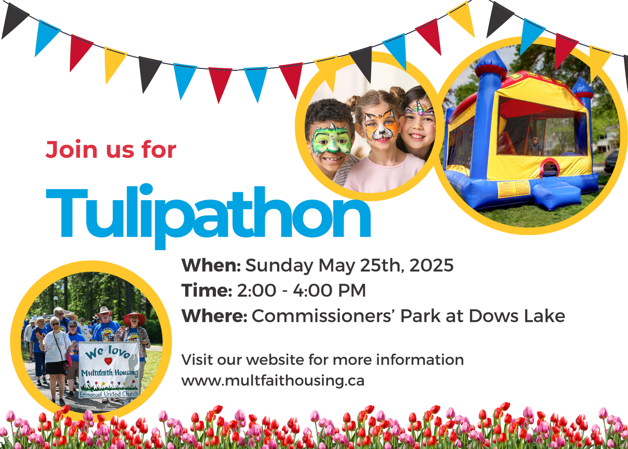 Tulipathon! (a major Multifaith Housing Initiative Fundraiser)