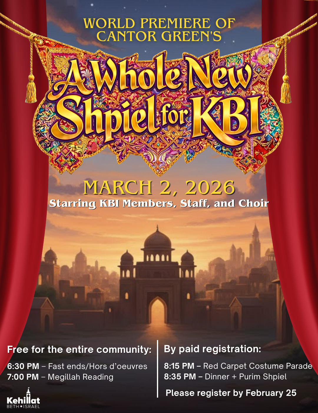 Purim 2026: A Whole New Shpiel For KBI