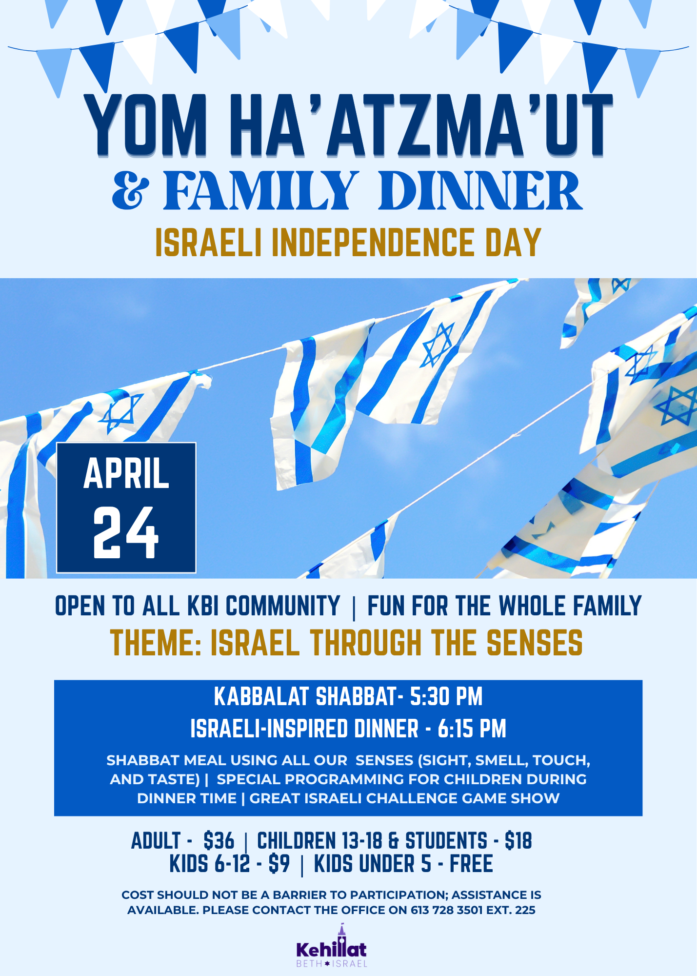 Yom Ha’atzma’ut & Family dinner