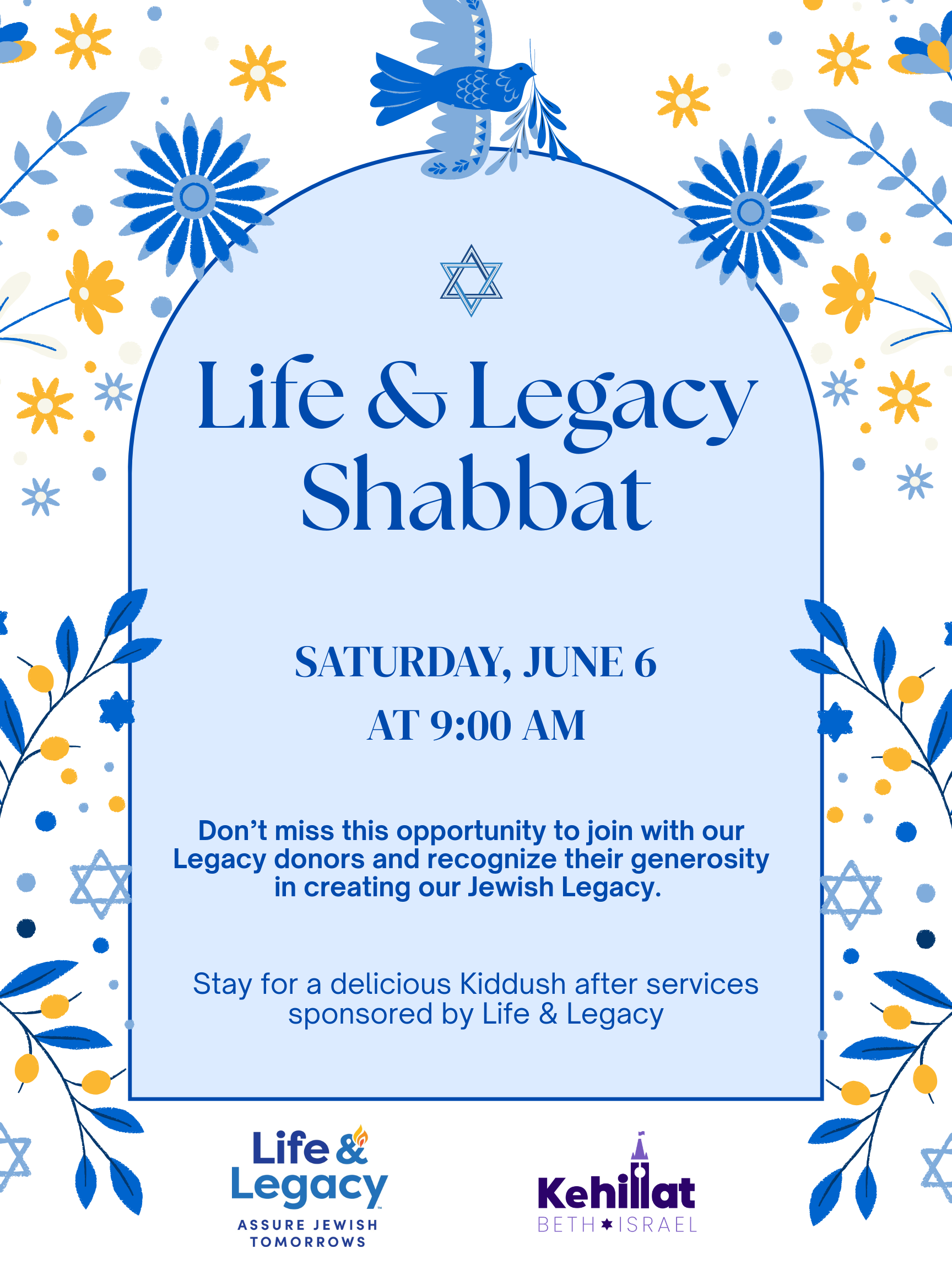 Life & Legacy Shabbat