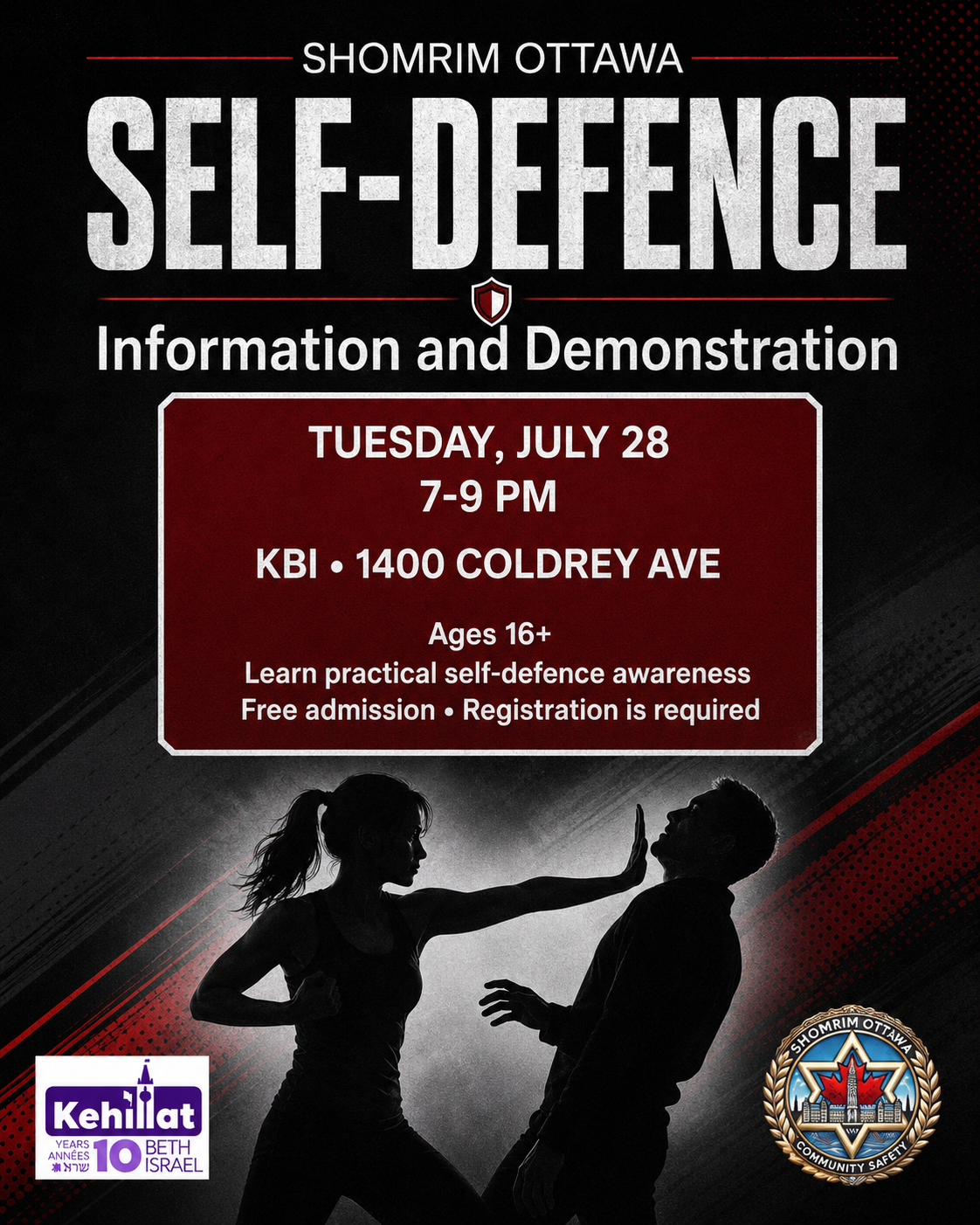 Self-defence Information and Demonstration