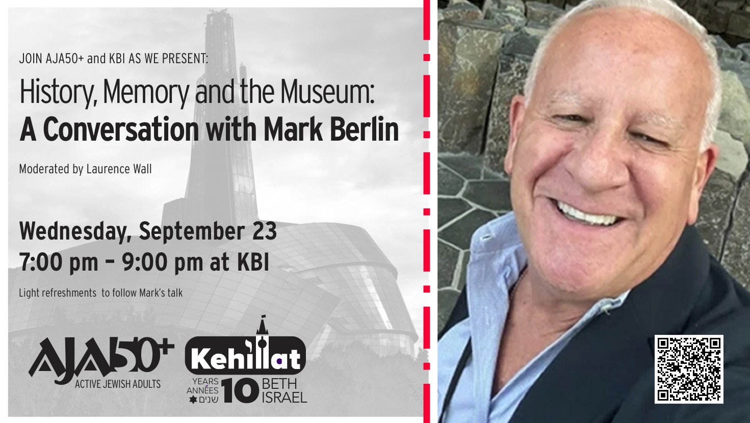 History, Memory and the Museum: An Evening with Mark Berlin