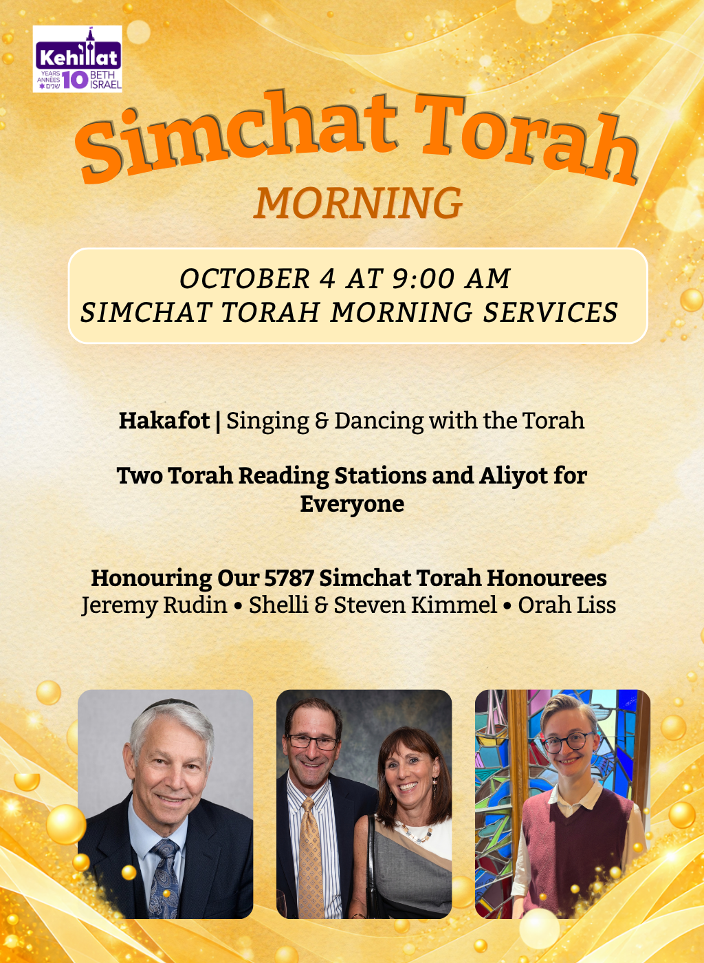 Simchat Torah Morning