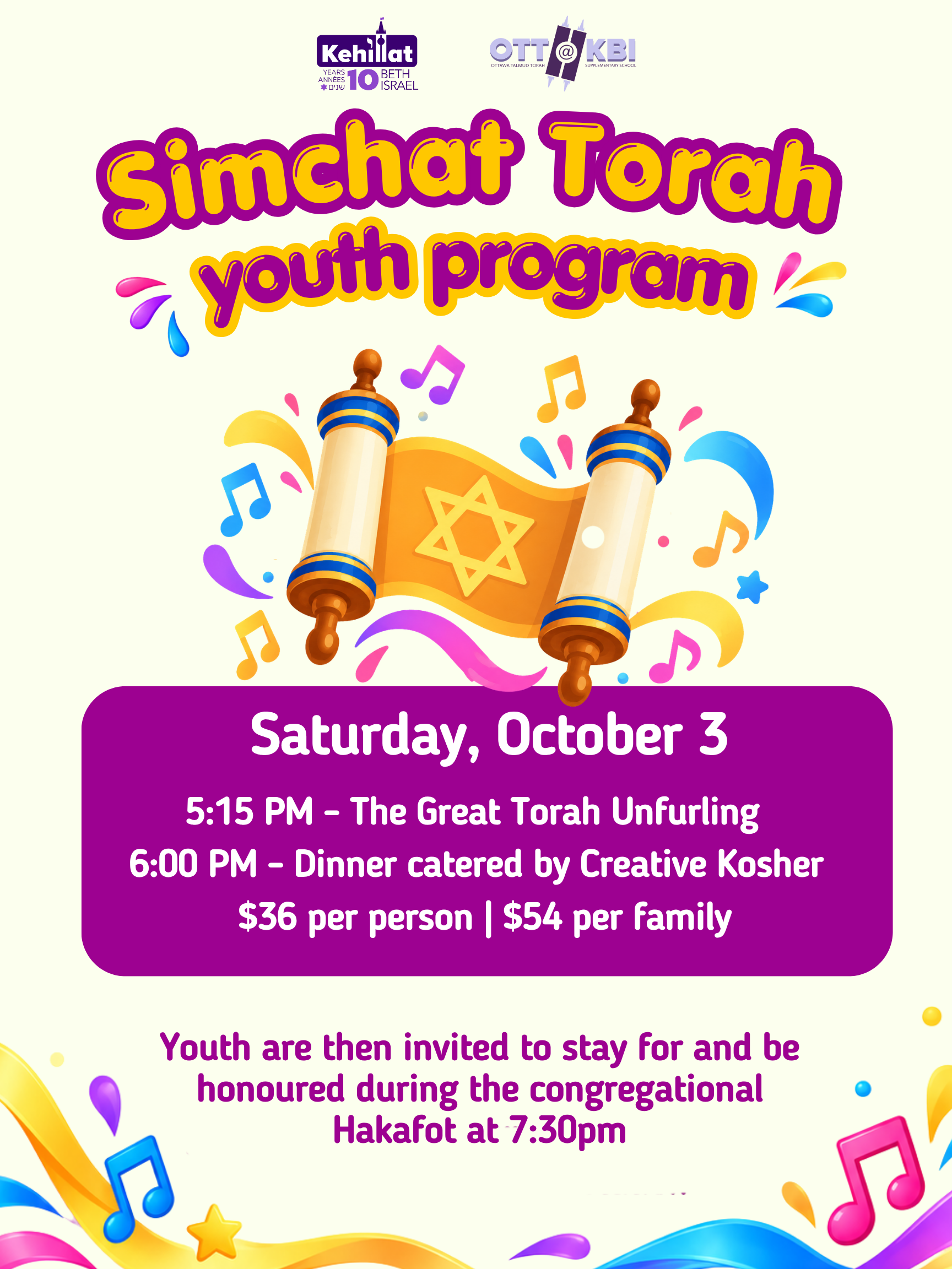 Simchat Torah Youth Program